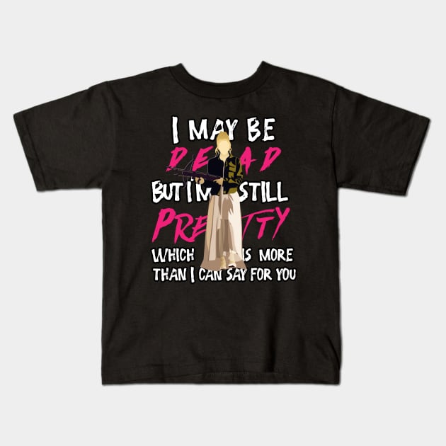 Buffy prom quote design Kids T-Shirt by Afire